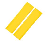 SarUel Correa de reloj suave de goma de silicona natural de 20/22/24 mm Compatible con Navitimer Avenger Breitling Correa Hebilla plegable (Color : Yellow, Size : 24_WITHOUT BUCKLE)