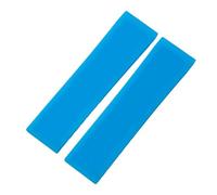 SarUel Correa de reloj suave de goma de silicona natural de 20/22/24 mm Compatible con Navitimer Avenger Breitling Correa Hebilla plegable (Color : Bright blue, Size : 24_BLACK BUCKLE)