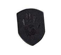 Saruman Hand, Tolkien, Silmarillion, Señor de los Anillos, Fantasía, Dragones, Tierra Media, Metal negro, Sintetizador de Mazmorras, LOTR1 bordado para planchar en apliques de recuerdo