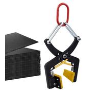 SaryEdge Abrazadera para Levantar losas de Granito - Elevador de Tijera de Alta Resistencia para Transportar y Sujetar Piedras, Apertura Ajustable de 8 cm a 30 c，One Color-Opening: 6cm-24cm