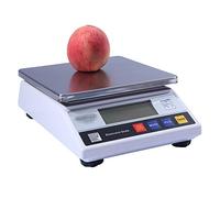 SaryEdge Balanza Digital Comercial para Pesar Alimentos, Carne y Productos agrícolas con Doble Pantalla LCD, cálculo electrónico de Alta precisión y función de Tara para frut,6kg/0.1g