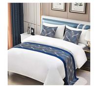 SaryEdge Camino de Cama Bordado Bandera de Cama Manta para Cama para Hotel Hogar Boda Decoración de Ropa de Cama Toalla de Cama Funda de Almohada, Estilo 4-50x210CM-20x8,Style 4-50x210CM-20x83inch