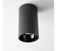 SaryEdge Foco LED cilíndrico para Techo, Foco Empotrado Negro, lámpara de Techo, luminaria para Pasillo, focos de Techo para Sala de Estar, Cocina y Comedor, Sv, Svart3000k-60W,Svart3000k-60W