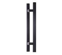 SaryEdge Herrajes para Puertas, manija de Puerta de Acero Inoxidable 304 de Doble Cara de Alta Resistencia de Grado Comercial, manija de Puerta de Vidrio contemporánea,-L:120cm(47.2in)/80cm(31.4in)