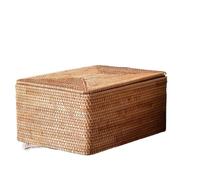 SaryEdge HongHeFu Storage, 1 Unidad, Caja de Almacenamiento Tejida a Mano Autumn Vine, Cesta para Ropa, Juguetes y artículos Varios del hogar, E 42x32x19cm,E 42x32x19cm,E 42x32x19cm