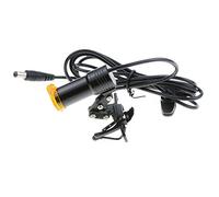SaryEdge Lupa con luz, 5 W, portátil, con Clip de Metal o plástico, Linterna Frontal LED con Filtro para lupas binoculares(Clip de Metal
