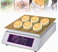SaryEdge Máquina eléctrica para Hacer panqueques y Muffins con Control de Temperatura para Uso doméstico y en restaurantes, de un Solo Cabezal.,Singlehead