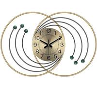 SaryEdge Relojes y Relojes de Pared para el hogar, creativos, Modernos y Minimalistas. Decoración artística para Sala de Estar. Personalidad y Ambiente nórdico. Reloj de Pared C GOL,C Gold-57X37CM