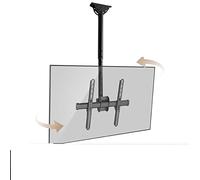 SaryEdge Soporte de Techo Ajustable para TV, Soporte de Pared para televisores 4K de 24 y 5,5 Pulgadas, Compatible con Pantallas LED, LCD y OLED Planas y Curvas. Soporta hast,Onecolor-60cm90cm