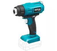 SAS+ALL PRO 18V AK. Fen de pistola de calor para aire caliente de hasta 550 ° C + 3 Boquillas LED