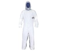 SAS Safety Corp Moonsuit Nylon & Cotton Coverall Mquel lavable con lavado de la mquina con el trabajo de trabajo de la capucha con la cintura elst