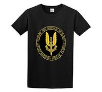 SAS Special Air Services Men Black T-Shirt Print Unisex Cotton tee Shirt XL