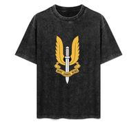 SAS United Kingdom Special Forces Army Men's T-Shirt Unisex Black Cotton Print tee Shirts 3XL