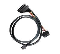 SAS36P HD8643 a SAS8639+15P - Cable de transmisión para discos duros, chasis, cable de alimentación para servidores de centro de datos, disco duro