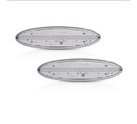 SASFDSG Intermitentes Laterales 2 Uds Para Chevy Para Corvette Para C5 1997-2004 Convertible Luz LED Posición Lateral Luces Traseras Lámparas Señal Rojas Intermitente lateral(Clear Lens Red)