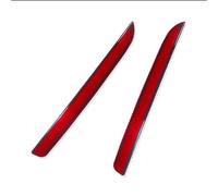 SASFDSG Intermitentes Laterales 2 Uds Para Ford Para Explorer 2016-2017 Completas LED Luces Reflectoras Parachoques Trasero Funcionan Como Antiniebla Freno Intermitente lateral(Red Lens)