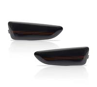 SASFDSG Intermitentes Laterales 2 Uds Para Sail 3 2015 2016 2017 2018 Luz Led De Posición Lateral Intermitente Intermitente lateral(Smoked Lens Amber)