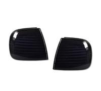 SASFDSG Intermitentes Laterales Para Ford Para Expedición Para F-250 LED Parpadeante Ámbar Parachoques Delantero Luces Señal Giro Luz Conducción DRL Blanca Intermitente lateral(Smoked Lens)