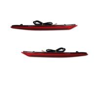 SASFDSG Intermitentes Laterales Para Ford Para Fusion 2019 2020 2021 2022 LED Rojo Reflectores Parachoques Trasero Luces Freno Traseras Señal Giro Antiniebla Intermitente lateral(Red Lens)