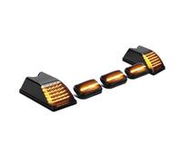 SASFDSG Intermitentes Laterales Para Hummer Para H2 2003-2009 Para SUT SUV 2005-2009 Luces Marcador Liquidación Delanteras Traseras Coche Kit LED Techo Cabina Intermitente lateral(5pcs Amber)