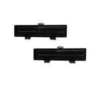 SASFDSG Intermitentes Laterales Para Monte Para Carlo SS 1981-1988 Luces LED Ámbar Doble Color Parachoques Delantero Señal Giro W Xenón Blanco DRL Conducción Intermitente lateral(Smoked Lens)