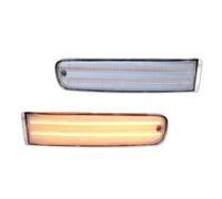 SASFDSG Intermitentes Laterales Para Prelude 1992-1996 LED Parachoques Delantero Indicador Lateral Exterior Luces Señal Giro Estacionamiento Conducción 12V Intermitente lateral(Clear Lens Amber)