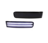 SASFDSG Intermitentes Laterales Para Prelude 1992-1996 LED Parachoques Delantero Indicador Lateral Exterior Luces Señal Giro Estacionamiento Conducción 12V Intermitente lateral(Smoked lens white)