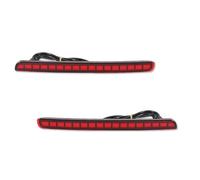 SASFDSG Intermitentes Laterales Para Toyota Para Corolla Para Hatchback 2019-2022 Coche LED Parachoques Trasero Luces Traseras Freno Señal Giro Antiniebla Intermitente lateral(Red lens)