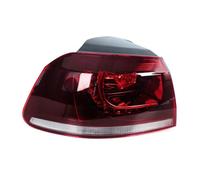 SASFDSG Lámpara Trasera Para VW Para Golf Para 6 Para GTD 2008-2013 LED Señal Giro Agua Corriente Parachoques Trasero Luz Trasera Freno Marcha Atrás(Outside Left)