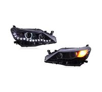 SASFZ Faros Delanteros 2 Uds Para Toyota Para Reiz 2011-2013 Lámpara Frontal Estilo Faro LED DRL Luces Circulación Diurna Lámparas Señal Automóviles Faros Principales(Right-hand Driving)