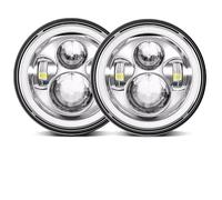 SASFZ Faros Delanteros Faro De Motocicleta King LED 7 Pulgadas Faros Principales(2PC)