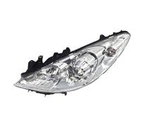 SASFZ Faros Delanteros Para Peugeot 408 2008 2009 2010 2011 2012 2013 Conjunto Faros Delanteros Coche Lámpara Frontal Repuesto Luces Automático Completo Faros Principales(Izquierda)
