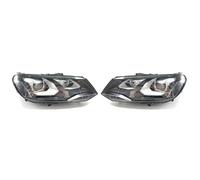 SASFZ Faros Delanteros Para VW Para Touareg 2011 2012 2013 2014 2015 Conjunto Faros Delanteros Coche Lámpara Frontal LED Completa Luz Xenón Faros Principales(2 Pcs Left and Right)
