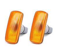 SASFZ Marcador lateral Para Chrysler Para 200 300 Para Sebring Para Ciudad Para País 2005-2016 12V Lámpara Indicadora Luz Intermitente Espejo Lateral Intermitentes Laterales(2pcs Yellow)