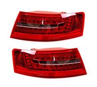 SASFZ Piloto Trasero Para A6 C6 S6 Para Quattro RS6 Saloon Sedan 2009-2011 Luces Traseras LED Señal De Giro Lámpara Parada Piezas Coche Luz Freno Piloto posterior(Outer 2PCS)