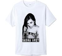 Sasha Grey God Bless T-Shirt Porn Star Singer Actor tee