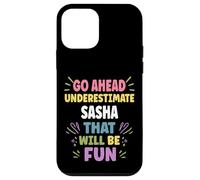 Sasha Personalized Women's Gift Custom Sasha Carcasa para iPhone 12 Mini
