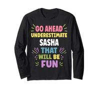 Sasha Personalized Women's Gift Custom Sasha Manga Larga