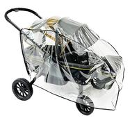 SASHA'S Cubierta de lluvia y viento para cochecito todo terreno Evenflo Pivot Xplore diseño transparente, orificios de ventilación, cobertura máxima (cochecito no incluido)