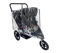 SASHA'S Cubierta para lluvia y viento para cochecito Bob Gear Revolution Flex 3.0 Duallie, acceso con cremallera, máxima cobertura, protección contra la intemperie (jogger no incluido)