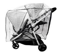Sasha's Premium Protector de lluvia y cubierta de viento para cochecito de bebé, compatible con Graco Ready2Grow LX 2.0 Cochecito doble
