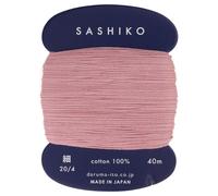 Sashiko Thread Thinner Weight 40m Col. 211 """"Greyish Pink Japanese Embroidery & Quilting by Yokota