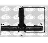 SASIC Empalmador de tubo, tubo flexible de combustible (Ref: 3980025)