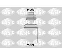 SASIC Juego De Fijación Para Citroën Saxo S0 S1 AX ZA-_ Peugeot 106 II 1 1A