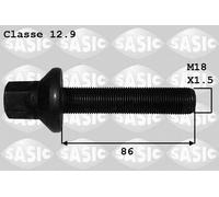 SASIC Tornillo de polea para BMW: Série 3, X3 (Ref: 8706018)