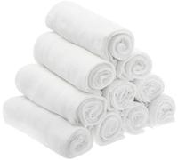 Sasma Home - Paños de muselina para bebé, tamaño grande, 70 x 70 cm, 100% algodón natural, suave muselina, paños suaves de muselina, manta para envolver de muselina (10 unidades)