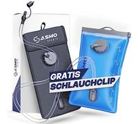 SASMO Sports® Bolsa de hidratación 2 l [incluye bolsa térmica] | litros sin BPA Sistema para mochila Al aire libre, correr, MTB, senderismo, ciclismo, camping
