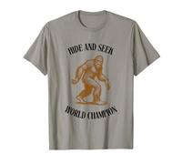 Sasquatch, Bigfoot, campeón del escondite, hombres, mujeres, niños Camiseta