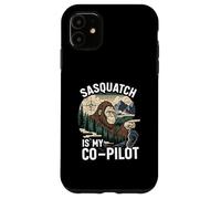 Sasquatch Co-Pilot Bigfoot Wilderness Adventure Design Carcasa para iPhone 11