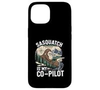 Sasquatch Co-Pilot Bigfoot Wilderness Adventure Design Carcasa para iPhone 15
